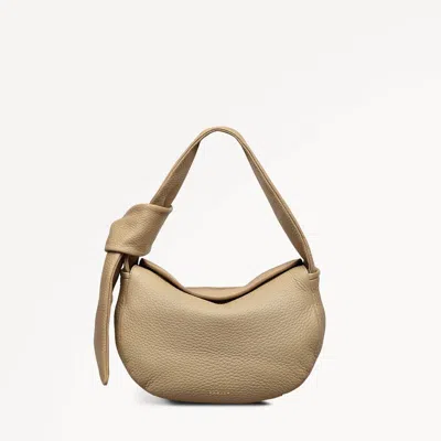 Radley London Stone Small Flapover Grab Bag In Sand