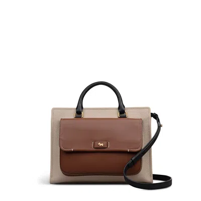 Radley London Talbot Way - Colourblock Medium Ziptop Satchel Bag In Multi