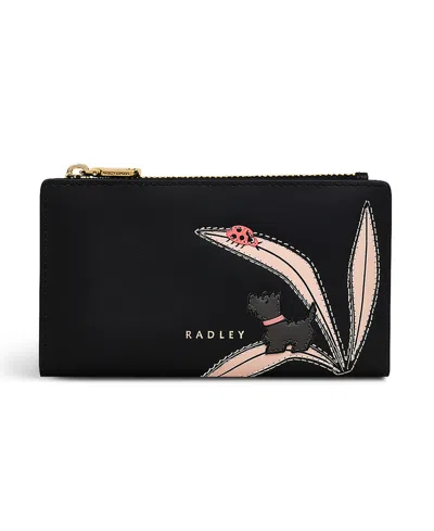 Radley London Tales Of Spring Medium Zip Top Wallet In Black