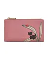 Radley London Tales Of Spring Medium Zip Top Wallet In Sienna Pink