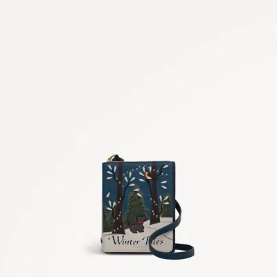 Radley London Teal Small Flapover Cross Body Bag In Multi