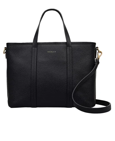 Radley London Templeton Place Zip Top Grab Satchel Bag In Black