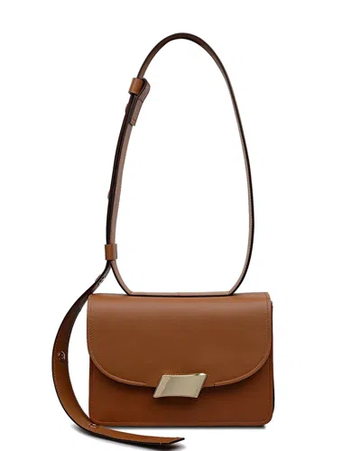 Radley London The Belsize Small Flapover Leather Shoulder Bag In Brown