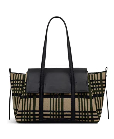Radley London The Chancery Fly Knit Large Flapover Shoulder Bag In Multi