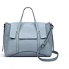 Radley London The Chancery Medium Flapover Satchel Bag In Smoke Blue