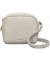 Radley London The Daily Mini Leather Zip Around Crossbody Bag In Chalk