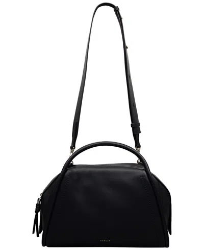 Radley London The Golborne Small Zip-top Grab Satchel Bag In Black