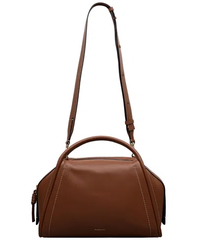 Radley London The Golborne Small Zip-top Grab Satchel Bag In Brown