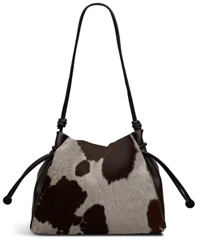 Radley London The Roxburgh Hair Drawstring Crossbody Bag In Brown