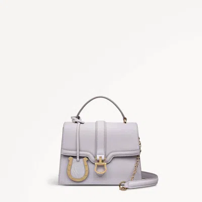 Radley London Thistle Leather Grab Bag Purple