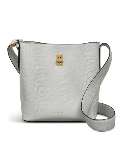 Radley London Threadneedle Street Medium Bucket Bag In Gray