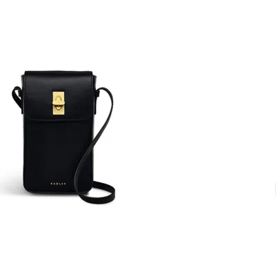 Radley London Threadneedle Street Medium Phone Crossbody Bag In Black