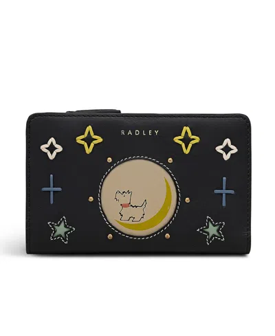 Radley London To The Moon Bifold Wallet In Black