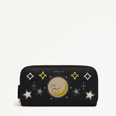 Radley London To The Moon Large Zip Around Wallet Black - 113304