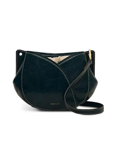 Radley London Tulip Street Small Drawstring Leather Crossbody In Green