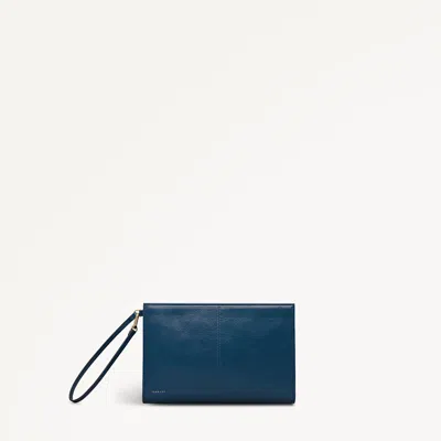 Radley London Utility Medium Ziptop Pouch In Blue