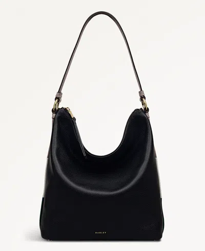 Radley London Waterloo Way Small Zip Top Shoulder Bag In Black