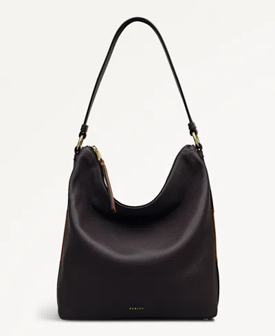 Radley London Waterloo Way Small Zip Top Shoulder Bag In Gray