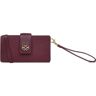 Radley London West Mews Small Phone Crossbody Bag In Dark Cherry