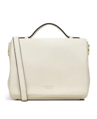 Radley London Weston Street- Small Flap Over Crossbody Bag In Chalk