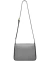 Radley London Westwell Lane Leather Flapover Crossbody In Soft Grey