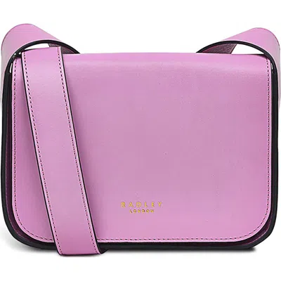 Radley London Westwell Lane Leather Crossbody Bag In Sugar Pink