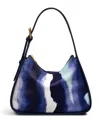 Radley London Westwell Lane Stripe Small Zip Top Shoulder Bag In Black