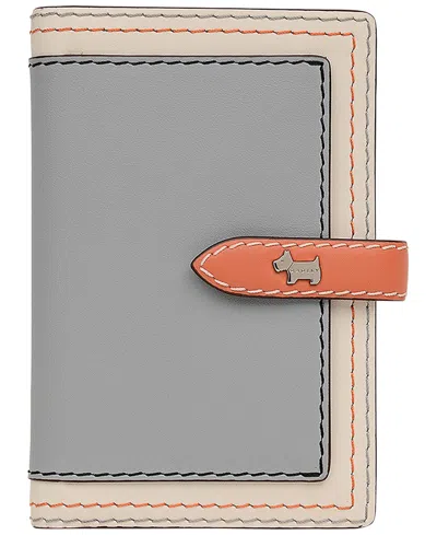 Radley London Willis Street Color-block Mini Passport Holder Wallet In Gray