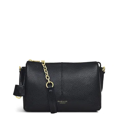 Radley London Women's Leather Hillgate Place - Chain Small Ziptop Crossbody - Black Small