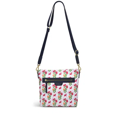 Radley London Womens Finsbury Park - Carousel Floral Small Ziptop Crossbody - White