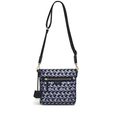 Radley London Womens Finsbury Park - Geo Dog Small Ziptop Crossbody - Grey Small In Gray