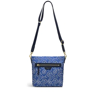 Radley London Womens Finsbury Park - Seahorse Small Ziptop Crossbody - Blue