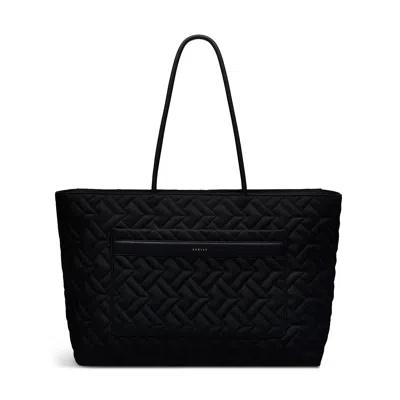 Radley London Womens Holland Park - Quilt Large Ziptop Tote - Black Large