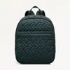 Radley London Womens Holland Park - Quilt Medium Zip Around Backpack - Green Medium In Green