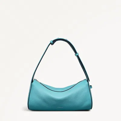 Radley London Womens Leather Abbey Mews Small Ziptop Shoulder - Blue Small