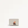 Radley London Womens Leather Autumn Leaves Small Card Holder - White Card Holders In White