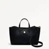 Radley London Womens Leather Bathurst Mews Medium Ziptop Grab - Black Medium In Black