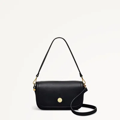 Radley London Womens Leather Bathurst Mews Small Flapover Crossbody - Black Small