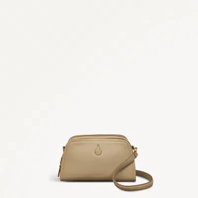 Radley London Womens Leather Bathurst Mews Small Ziptop Crossbody - White Small