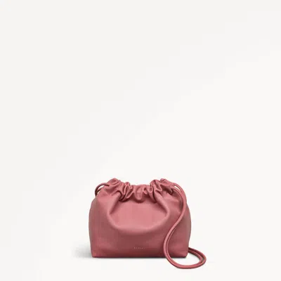 Radley London Womens Leather Blake Mews Medium Open Top Cross Body - Pink Medium