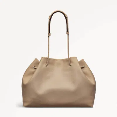 Radley London Womens Leather Blake Mews Open Top Shoulder - White Medium