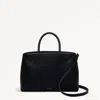 Radley London Womens Leather Bow Street Medium Ziptop Grab - Black Medium In Black