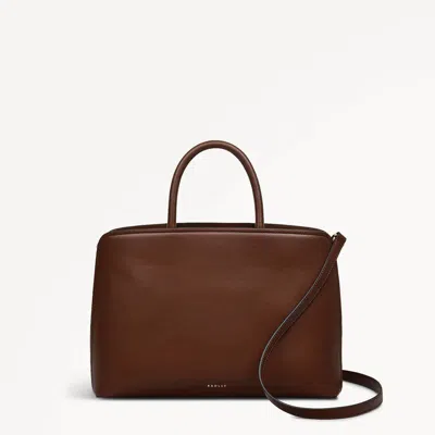 Radley London Womens Leather Bow Street Medium Ziptop Grab - Brown Medium