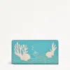 Radley London Womens Leather Coin Street - Deep Sea Diver Large Ziptop Wallet - Blue Large In Blue