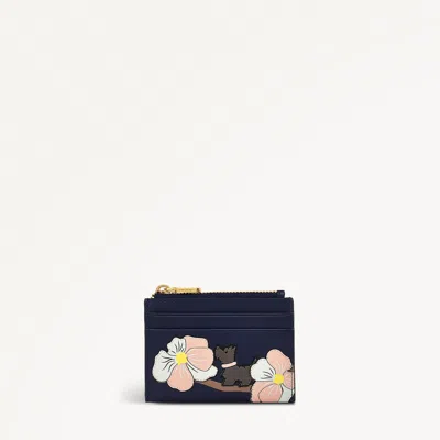 Radley London Womens Leather Coin Street - Magnolia Small Coin Purse - Navy Small In Blue