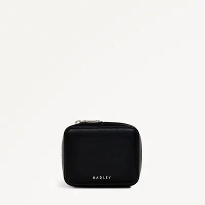 Radley London Womens Leather Commute Street Small Zip Around Jewellery Pouch - Black Small