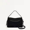 Radley London Womens Leather De Beauvoir Medium Ziptop Grab - Black Medium In Black