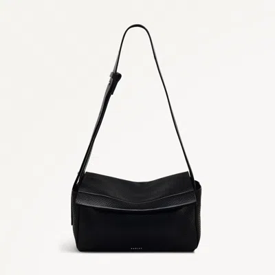 Radley London Womens Leather De Beauvoir Medium Ziptop Shoulder - Black Medium