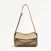 Radley London Womens Leather De Beauvoir Medium Ziptop Shoulder - Natural Medium In Brown