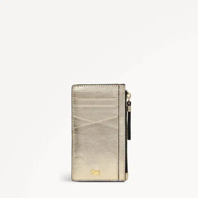 Radley London Icy Gold Medium Ziptop Coin Purse In Brown